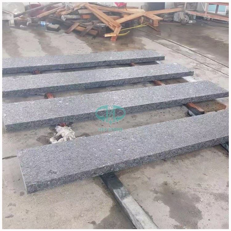 Black Granite Outdoor Steps