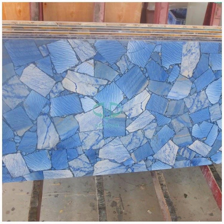 Semi Precious Bule Aventurine Gemstone Slab