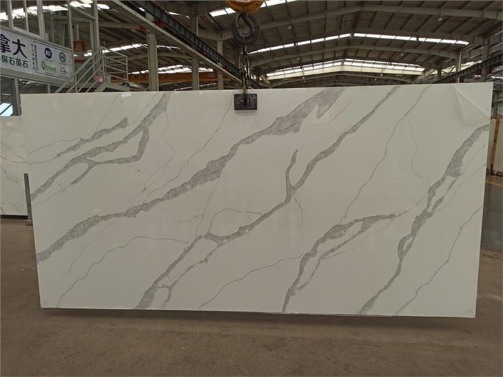 Calacatta Quartz big slab
