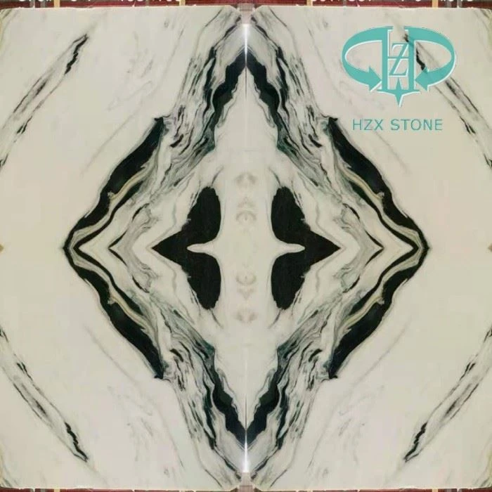 Extra Panda White Marble Slab