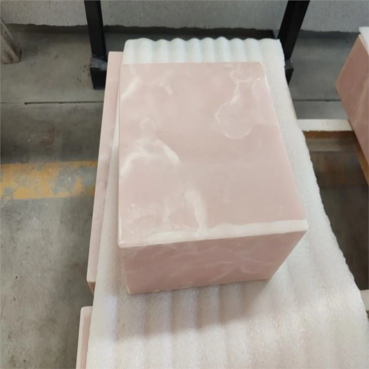 Pink Onyx Decoration Tables & Columns